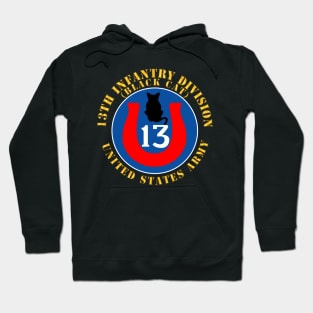 13th Infantry Divison - Black Cat Hoodie